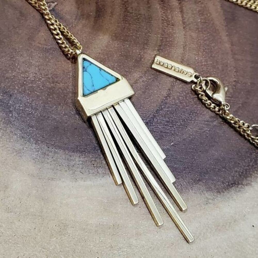 NEW BaubleBar metal tassel‎ necklace
